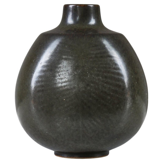 Danish Modern Model 167 Vase in Stoneware by Eva Stæhr-Nielsen for Saxbo, 1954