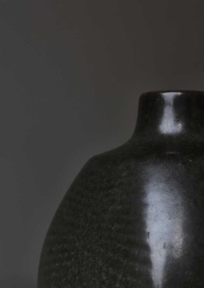 Danish Modern Model 167 Vase in Stoneware by Eva Stæhr-Nielsen for Saxbo, 1954