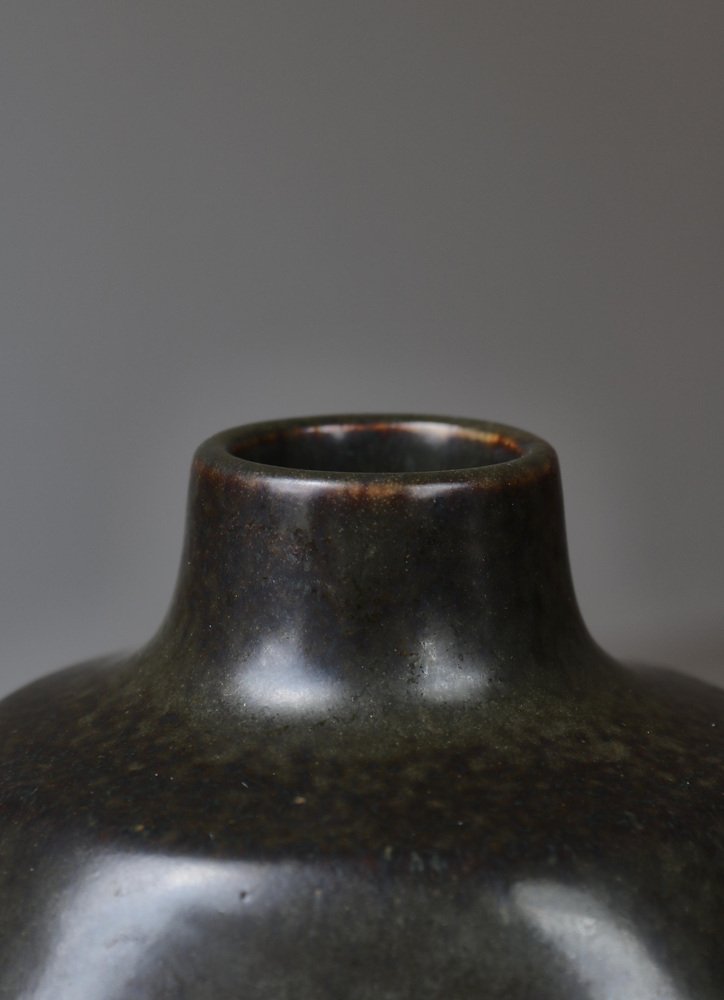 Danish Modern Model 167 Vase in Stoneware by Eva Stæhr-Nielsen for Saxbo, 1954