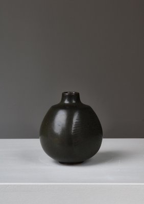 Danish Modern Model 167 Vase in Stoneware by Eva Stæhr-Nielsen for Saxbo, 1954-WRF-1800779