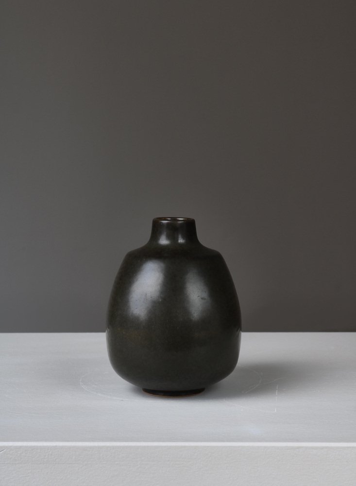 Danish Modern Model 167 Vase in Stoneware by Eva Stæhr-Nielsen for Saxbo, 1954