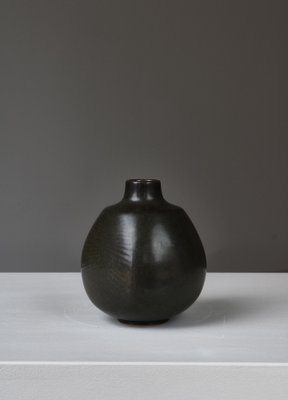 Danish Modern Model 167 Vase in Stoneware by Eva Stæhr-Nielsen for Saxbo, 1954-WRF-1800779