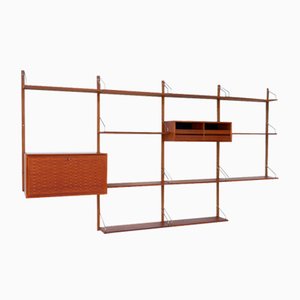 Danish Modern Modular Teak Wall Unit by Poul Cadovius for Cado, 1960s-WIX-1555370