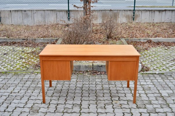 Danish Modern Oak Desk from Domino Mobler Denmark, 1960-UF-1371026