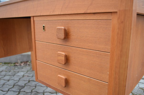 Danish Modern Oak Desk from Domino Mobler Denmark, 1960-UF-1371026