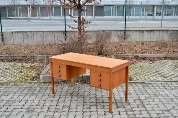 Danish Modern Oak Desk from Domino Mobler Denmark, 1960-UF-1371026