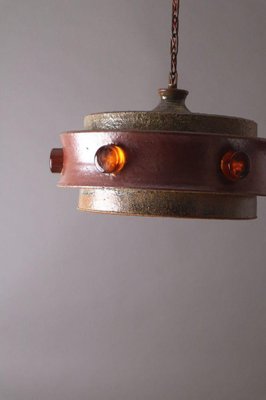 Danish Modern Pendant Light in Ceramic by Jette Helleroe, 1960s-ESB-1376690