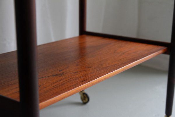 Danish Modern Rosewood Serving Trolley, 1960s-WIX-1700376