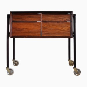 Danish Modern Rosewood Sewing Table, 1960s-HPQ-1179438