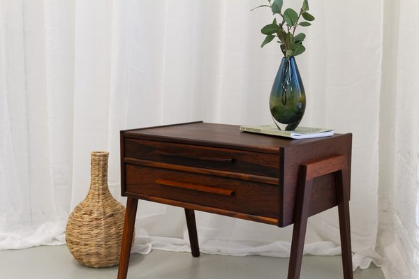 Danish Modern Rosewood Side Table, 1960s-WIX-1782537