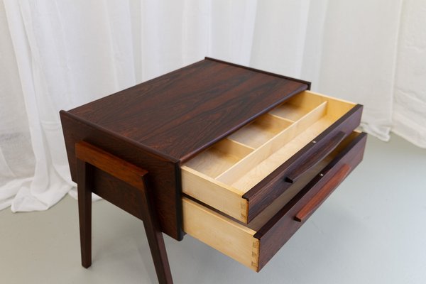 Danish Modern Rosewood Side Table, 1960s-WIX-1782537