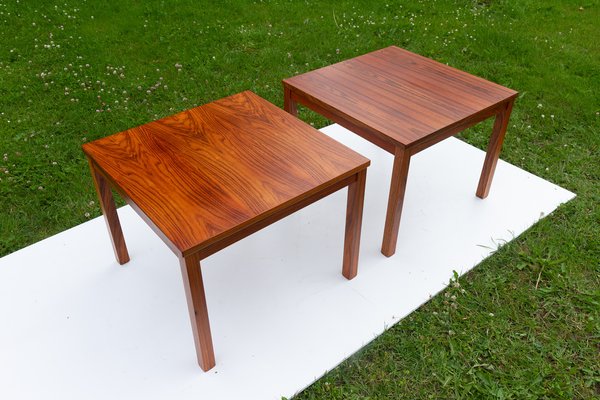 Danish Modern Rosewood Side Tables, 1960s, Set of 2-WIX-1367906