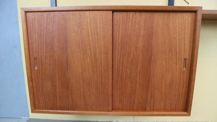 Danish Modern Royal System Teak Wall Unit Shelving attributed to Poul Cadovius for Cado, 1960-DT-2026089