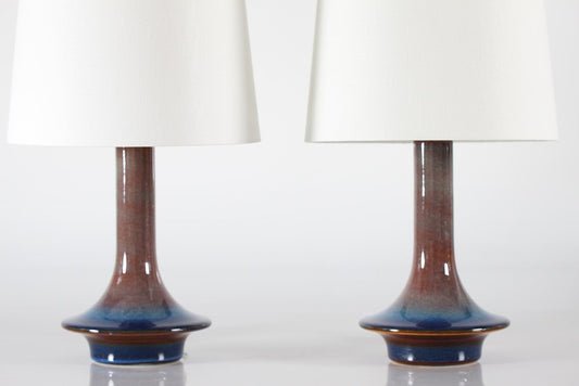 Danish Modern Sculptural UFO Shaped Table Lamps from Søholm, 1960s, Set of 2