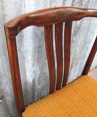 Danish Modern Slat Back Dining Chairs in Rosewood, Set of 2-EA-1255474