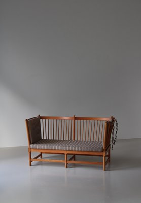 Danish Modern Spoke-Back Sofa by Børge Mogensen attributed to Fritz Hansen, 1963-WRF-1821481