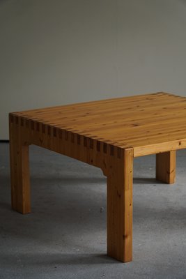 Danish Modern Square Solid Pine Coffee Table, 1970s-MXF-1008725