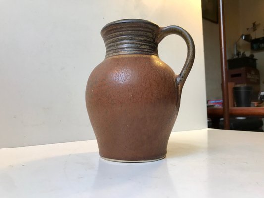 Danish Modern Stoneware Jug by Hans Nielsen Buch for HNB, 1970s-LCR-698138