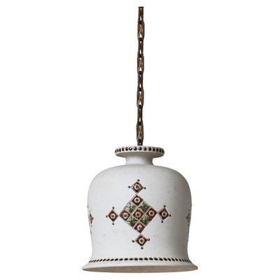 Danish Modern Stoneware Pendant Lamp attributed to Still Keramik, 1960s-WRF-1817072