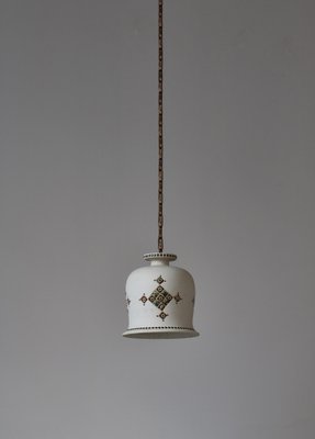 Danish Modern Stoneware Pendant Lamp attributed to Still Keramik, 1960s-WRF-1817072