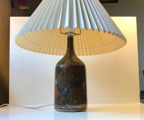 Danish Modern Stoneware Table Lamp from Conny Walther, 1970s-LCR-728980