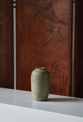 Danish Modern Stoneware Vase attributed to Gerd Bøgelund for Royal Copenhagen, 1960-WRF-1791940