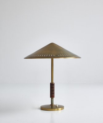 Danish Modern Table Lamp in Brass by Bent Karlby for Lyfa, 1956-WRF-1181568