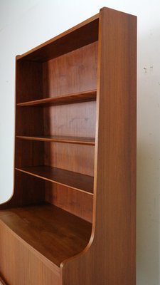 Danish Modern Teak Bookcase attributed to Johannes Sorth for Bornholm Møbelfabrik, 1960s-DT-2026129