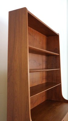 Danish Modern Teak Bookcase attributed to Johannes Sorth for Bornholm Møbelfabrik, 1960s-DT-2026129