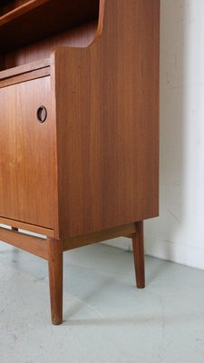 Danish Modern Teak Bookcase attributed to Johannes Sorth for Bornholm Møbelfabrik, 1960s-DT-2026129