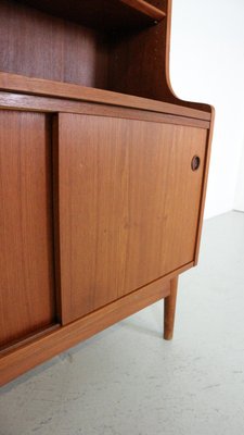 Danish Modern Teak Bookcase attributed to Johannes Sorth for Bornholm Møbelfabrik, 1960s-DT-2026129