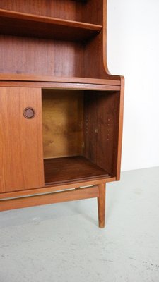 Danish Modern Teak Bookcase attributed to Johannes Sorth for Bornholm Møbelfabrik, 1960s-DT-2026129