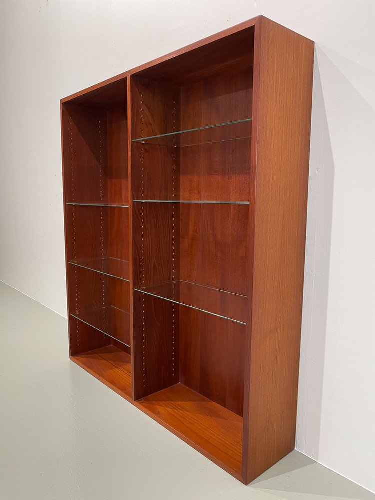 Danish Modern Teak Bookcase by Børge Mogensen for FDB Møbler, 1950s