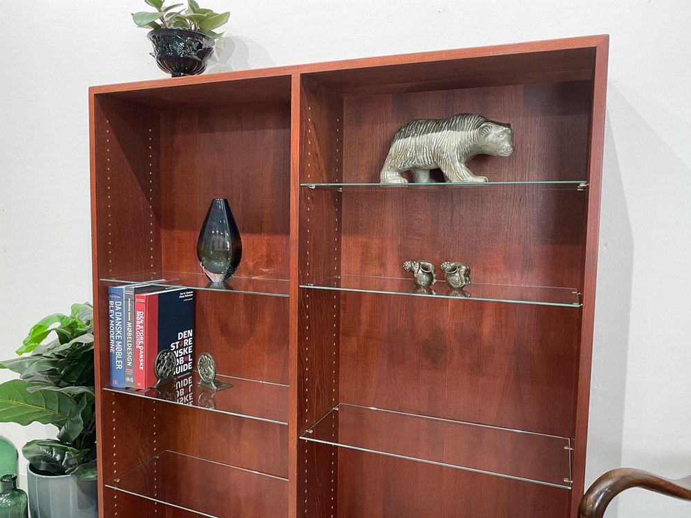 Danish Modern Teak Bookcase by Børge Mogensen for FDB Møbler, 1950s