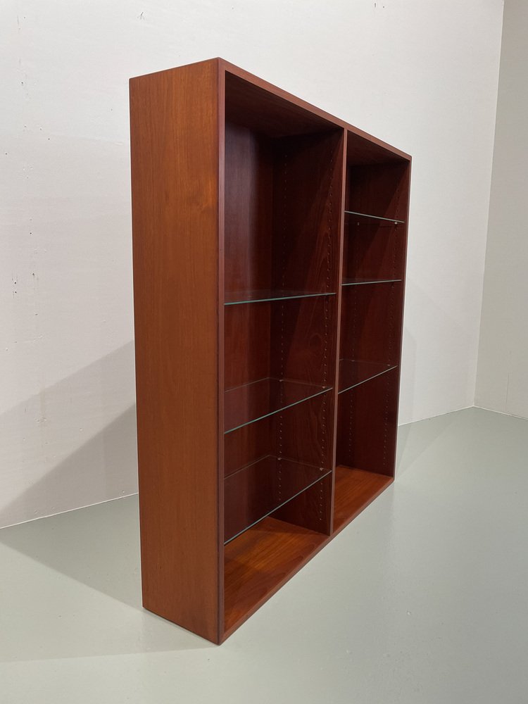 Danish Modern Teak Bookcase by Børge Mogensen for FDB Møbler, 1950s