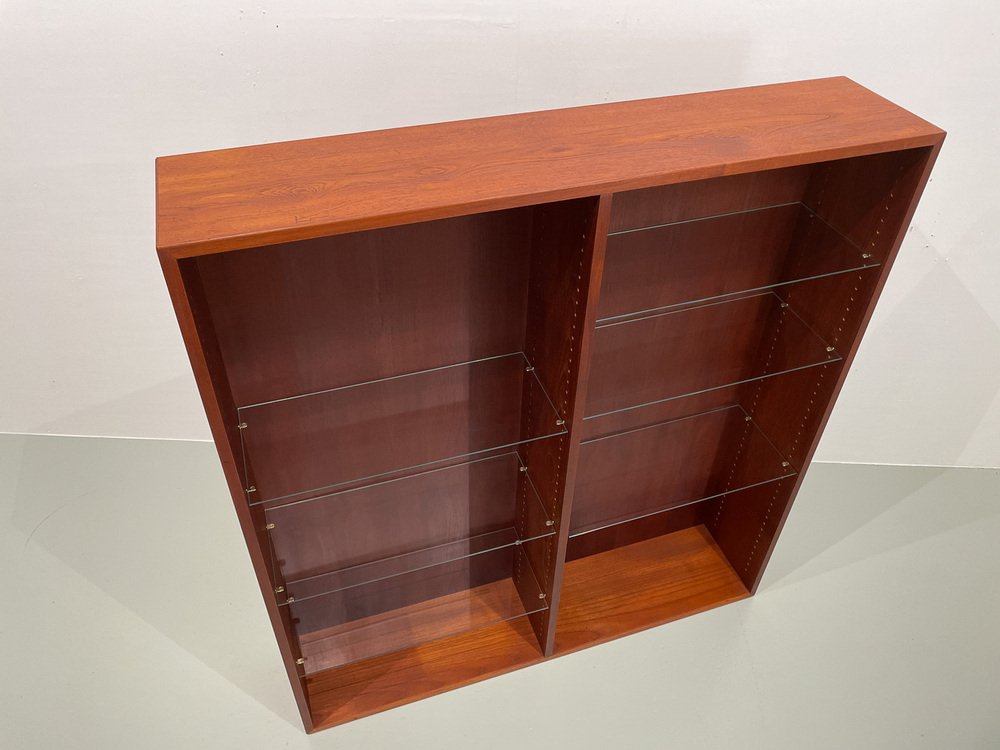 Danish Modern Teak Bookcase by Børge Mogensen for FDB Møbler, 1950s