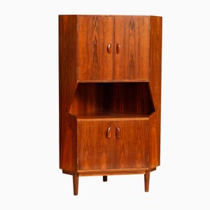 Danish Modern Teak Corner Bar Cabinet, 1960s-VKM-583968