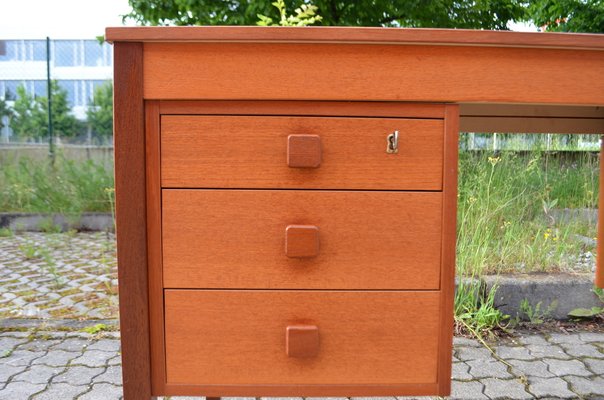 Danish Modern Teak Desk from Domino Mobler Denmark, 1960-UF-1371028