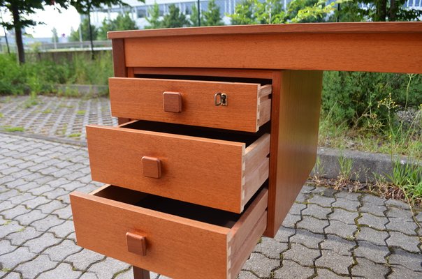 Danish Modern Teak Desk from Domino Mobler Denmark, 1960-UF-1371028