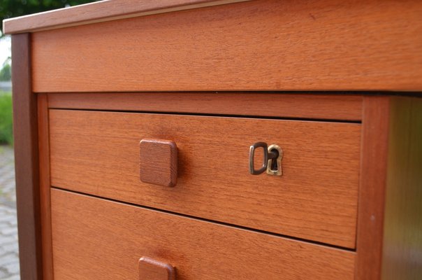 Danish Modern Teak Desk from Domino Mobler Denmark, 1960-UF-1371028