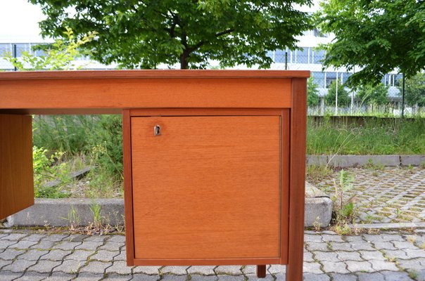 Danish Modern Teak Desk from Domino Mobler Denmark, 1960-UF-1371028