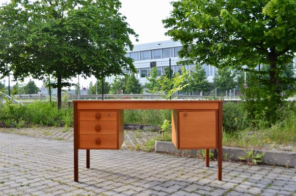 Danish Modern Teak Desk from Domino Mobler Denmark, 1960-UF-1371028