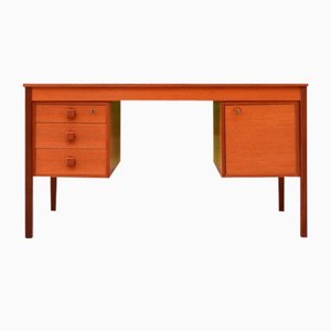 Danish Modern Teak Desk from Domino Mobler Denmark, 1960-UF-1371028