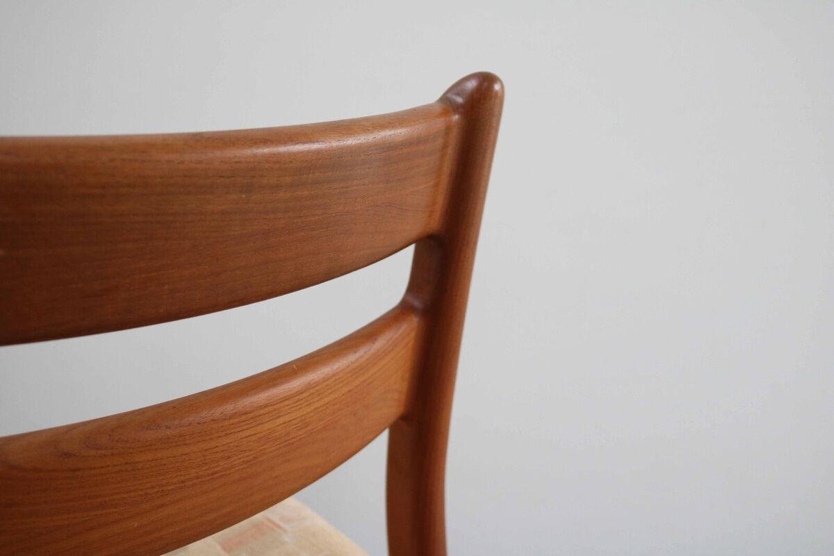 Danish Modern Teak Dining Chairs from EMC Møbler, 1970s, Set of 4