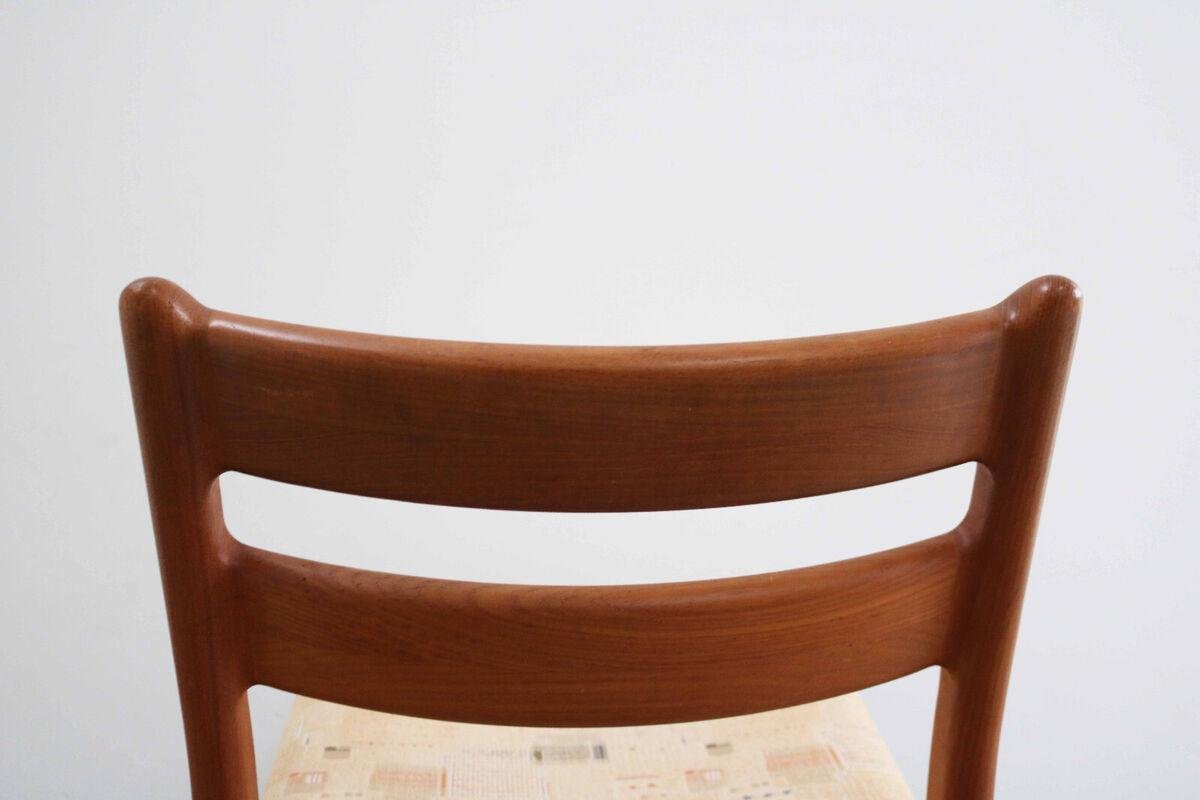 Danish Modern Teak Dining Chairs from EMC Møbler, 1970s, Set of 4