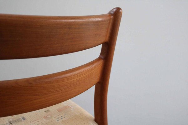 Danish Modern Teak Dining Chairs from EMC Møbler, 1970s, Set of 4-FJP-1720284