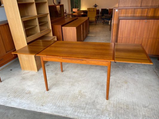 Danish Modern Teak Dining Table, 1960s-WSA-890184