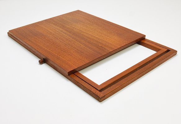 Danish Modern Teak Folding Table by Illum Wikkelso for Silkeborg, Denmark, 1960s-MWV-1762694