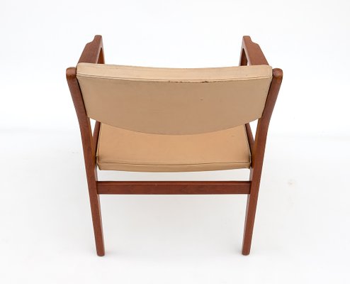 Danish Modern Teak & Leather Armchair by Erik Buck for Ørum Møbelfabrik-URD-1166455