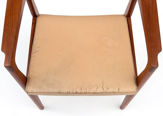 Danish Modern Teak & Leather Armchair by Erik Buck for Ørum Møbelfabrik-URD-1166455